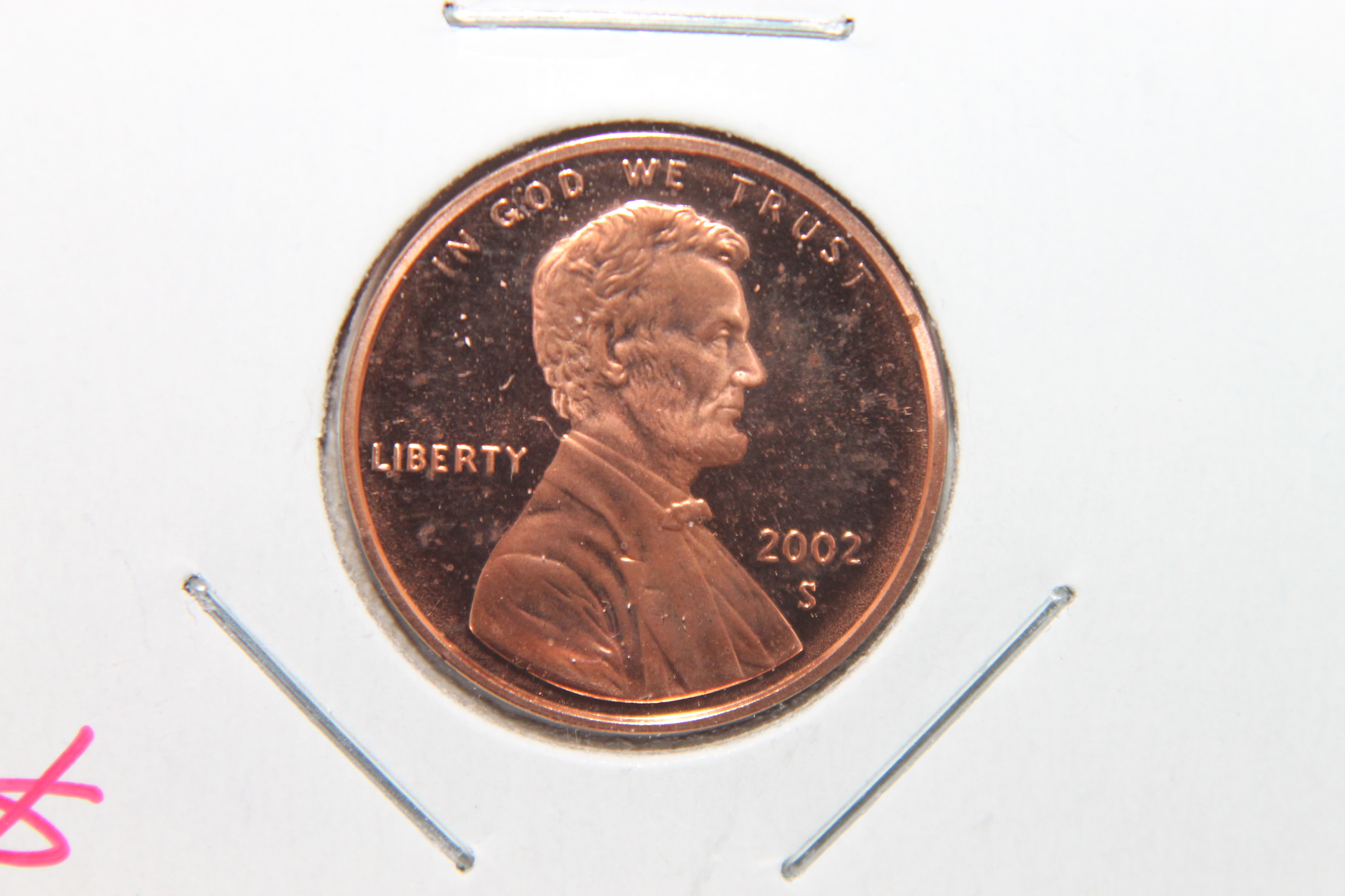 2002-S PROOF LINCOLN CENT #11325