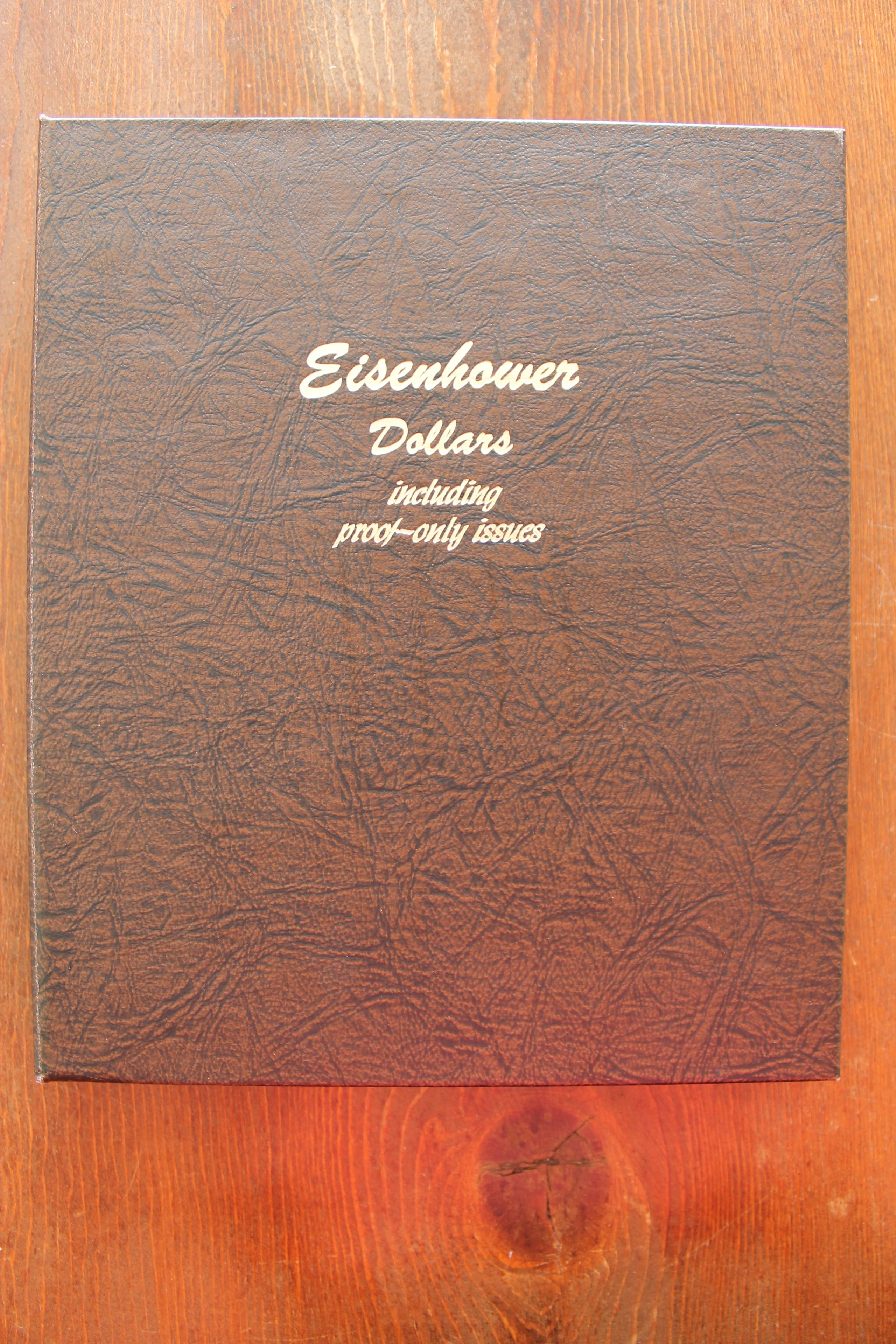 Dansco Album 8176 Eisenhower Dollars W/ Proofs 1971 1978 No Coins Album Only